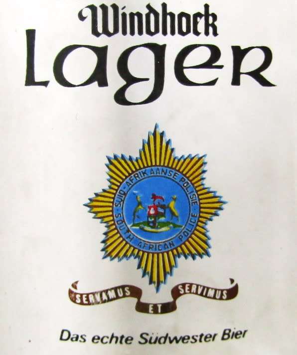Old Windhoek Lager SA Police Beer Mug