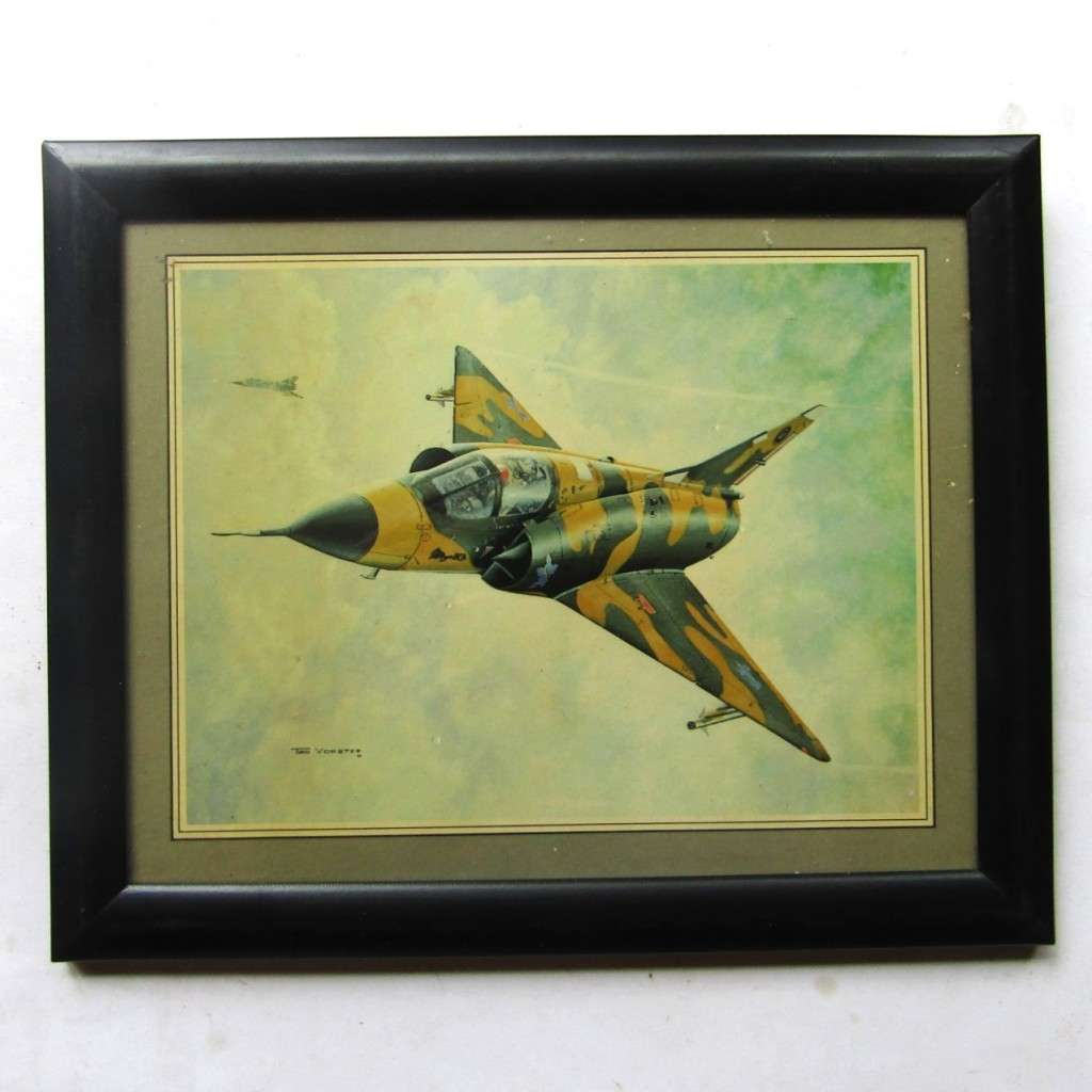 1980`s SAAF Aircraft Framed Image