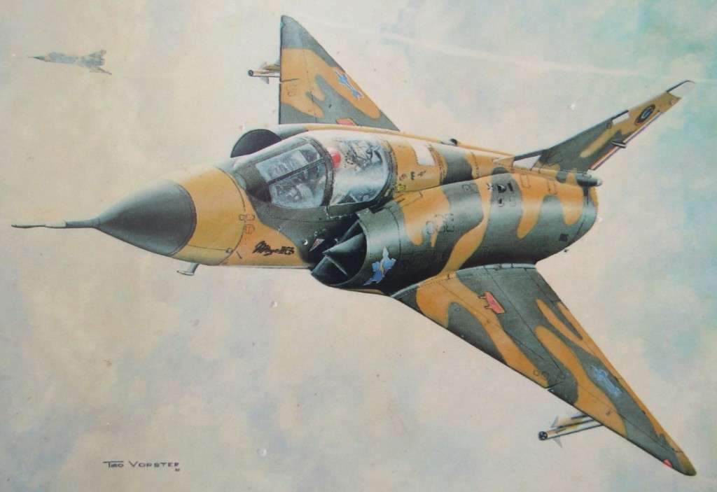 1980`s SAAF Aircraft Framed Image