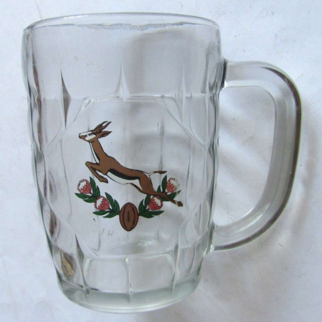 Old Springbok Rugby Beer Mug