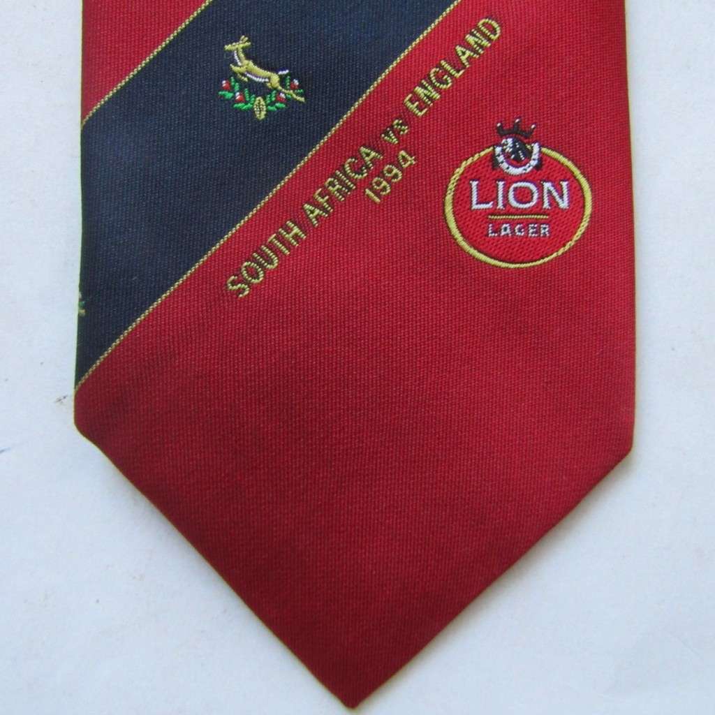 1994 South Africa vs England Rugby Neck Tie