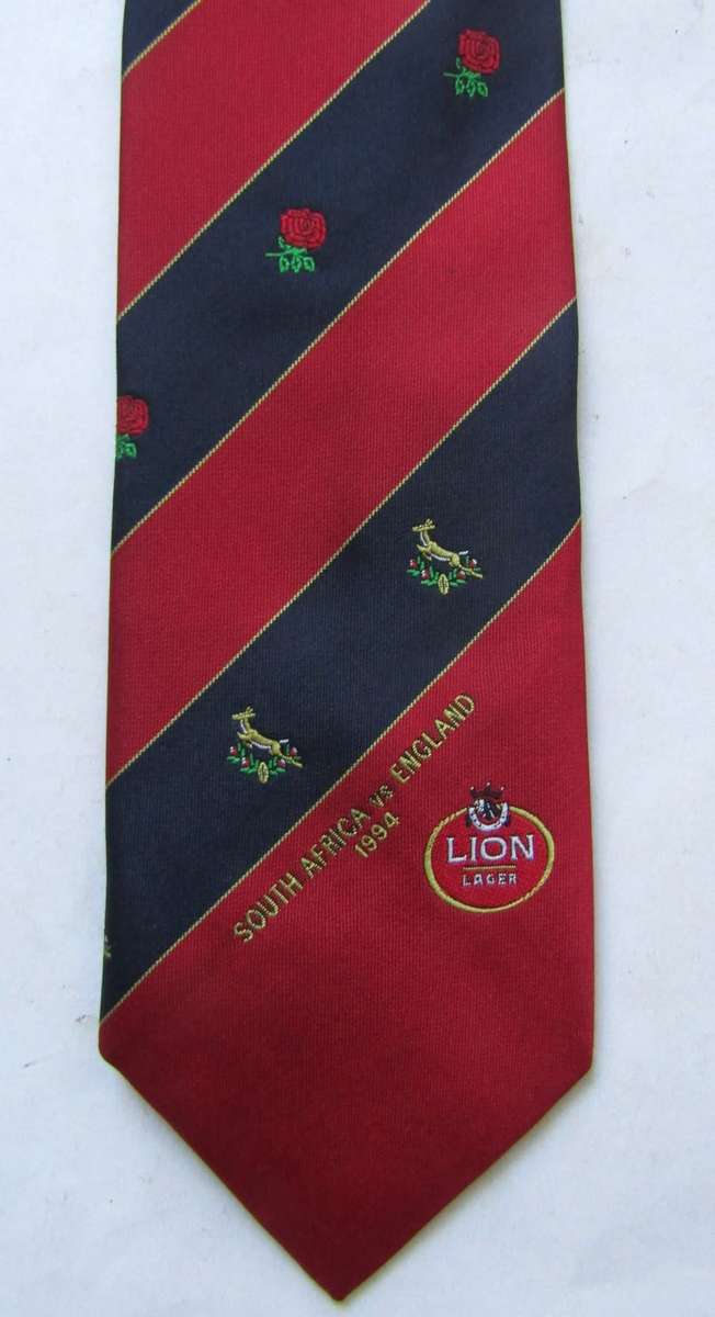 1994 South Africa vs England Rugby Neck Tie