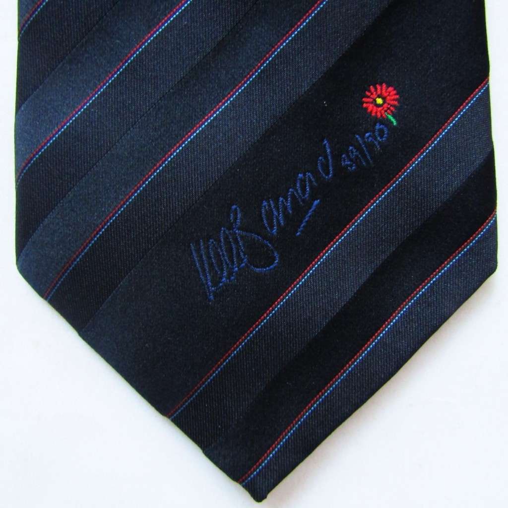 1989 Lee Barnard Benefit Year Cricket Neck Tie