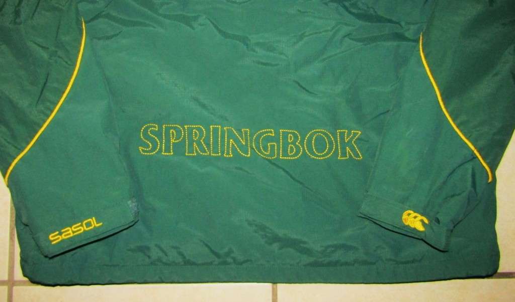 Canterbury Springbok Rugby Hooded Jacket - Large Size