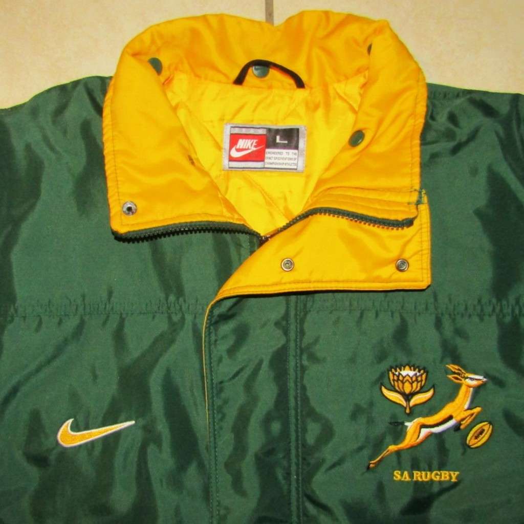 Old Nike Springbok Rugby Tracksuit Jacket - Large Size