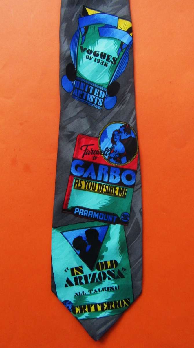 Old Movie Studios Neck Tie