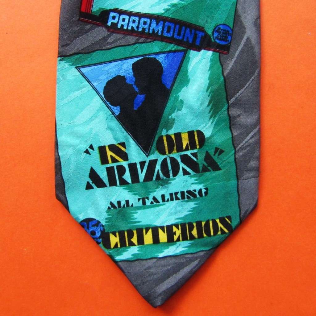 Old Movie Studios Neck Tie