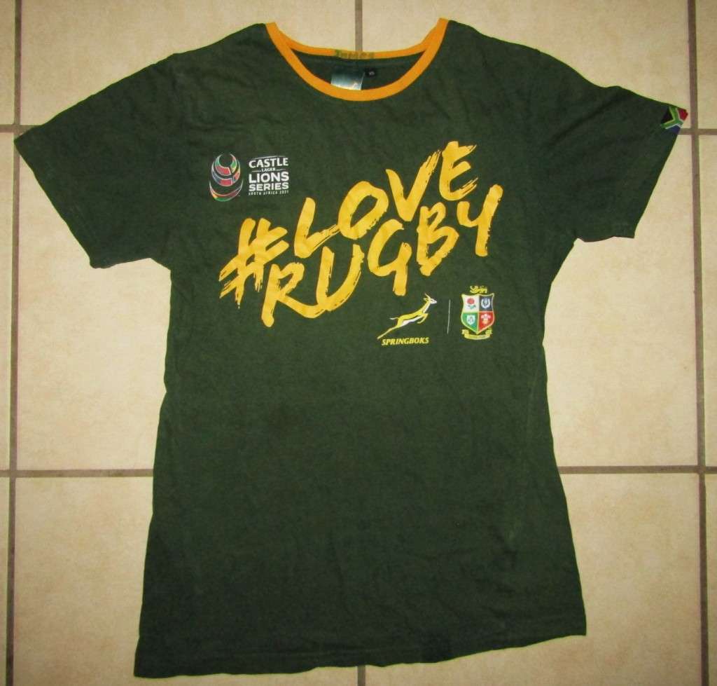 2021 Springboks vs British Lions Rugby Shirt