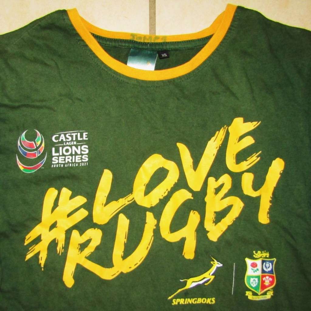 2021 Springboks vs British Lions Rugby Shirt