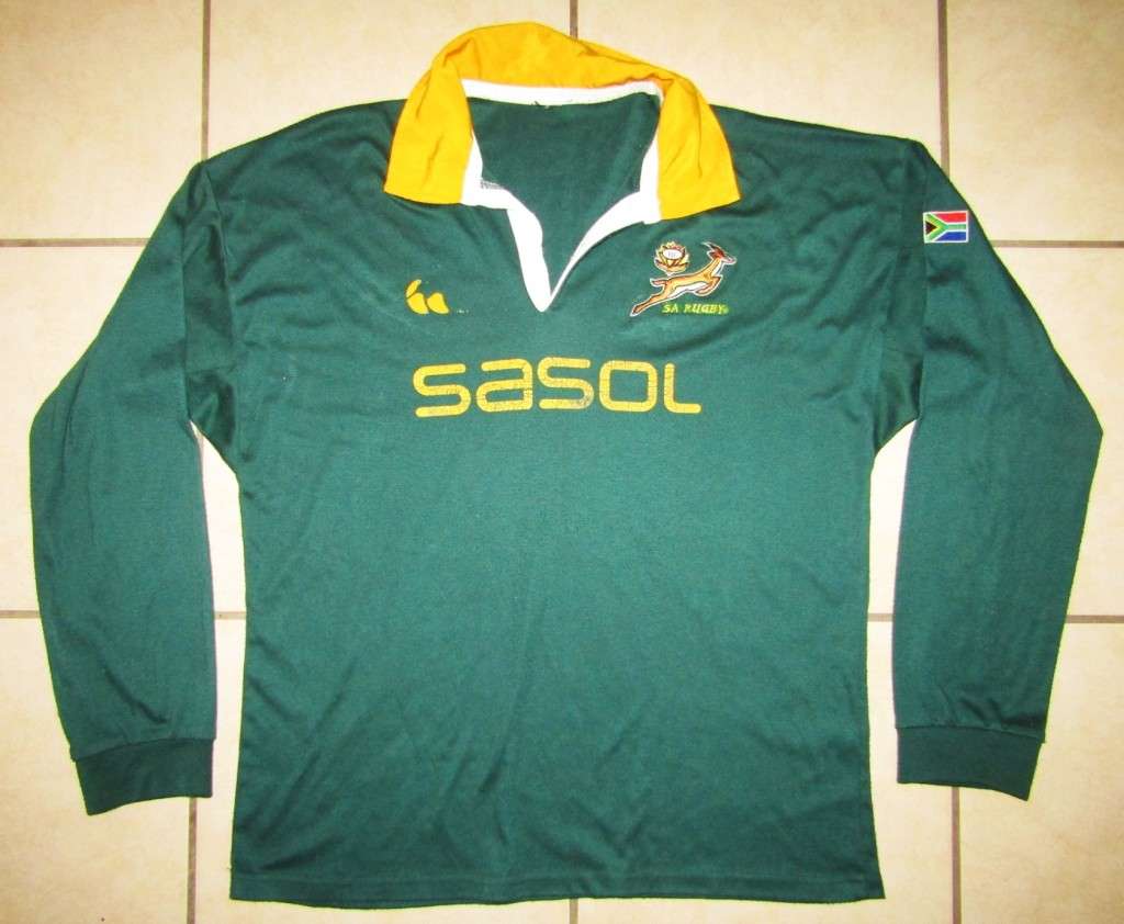 Old Long Sleeve Springbok Rugby Jersey - XL Size