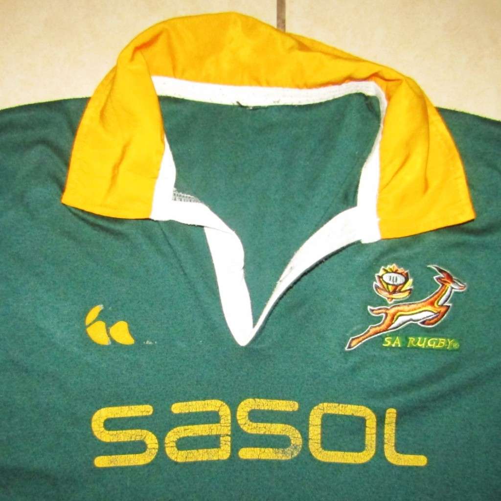 Old Long Sleeve Springbok Rugby Jersey - XL Size