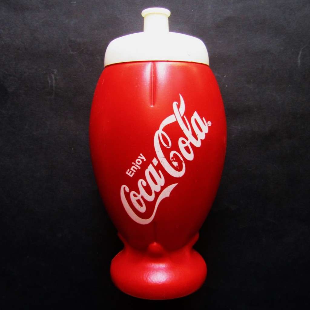 Old Coca Cola Rugby Ball Shaped Bottle