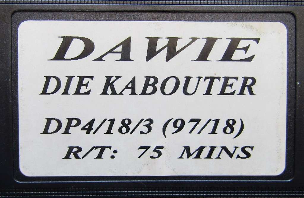 Dawie die Kabouter - VHS Video Tape (1997)