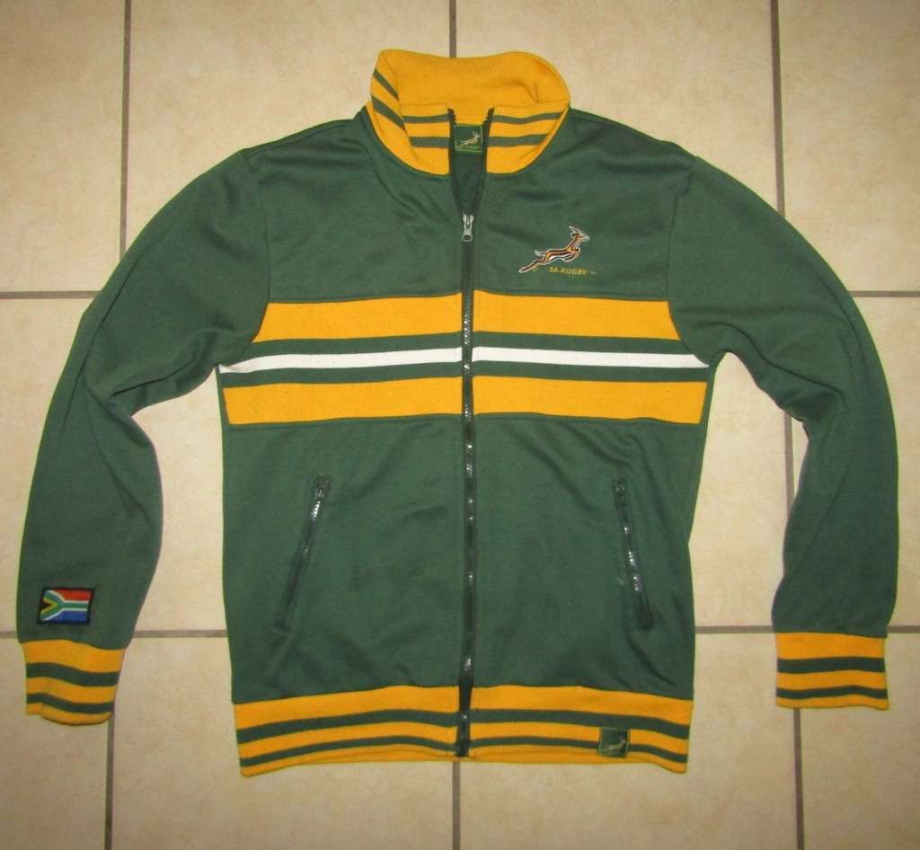 Old Springbok Rugby Tracksuit Jacket - Small Size