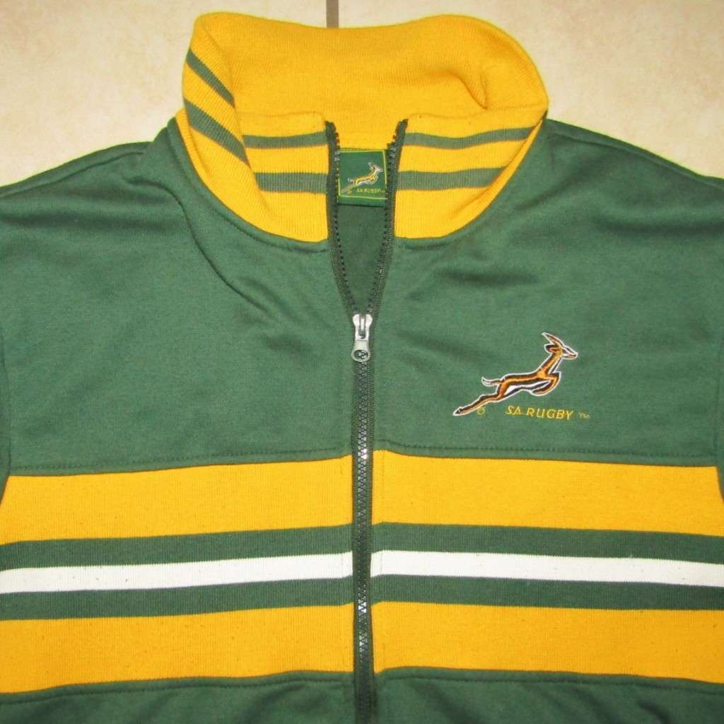 Old Springbok Rugby Tracksuit Jacket - Small Size