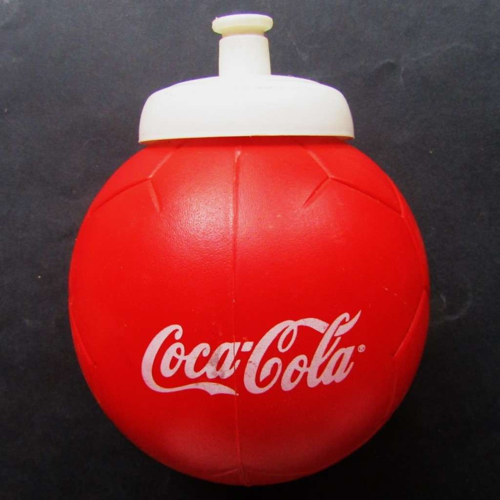 Old Coca Cola Soccer Ball Shaped Bottle