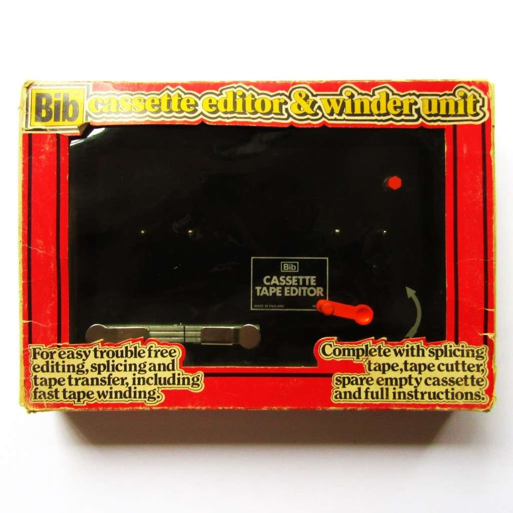 Vintage Bib Cassette Tape Editor - Made in England