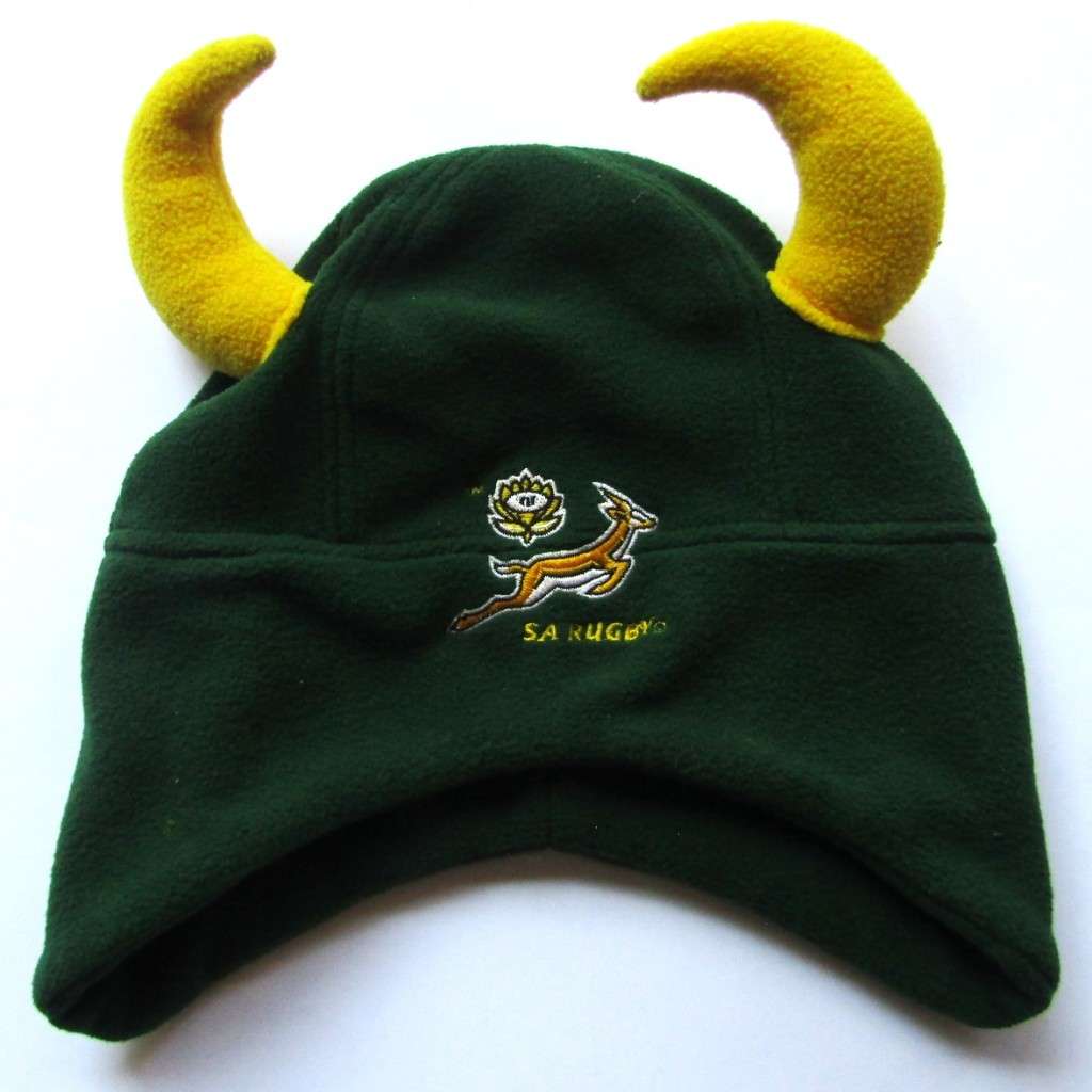 Old Springbok Rugby Cap with Horns