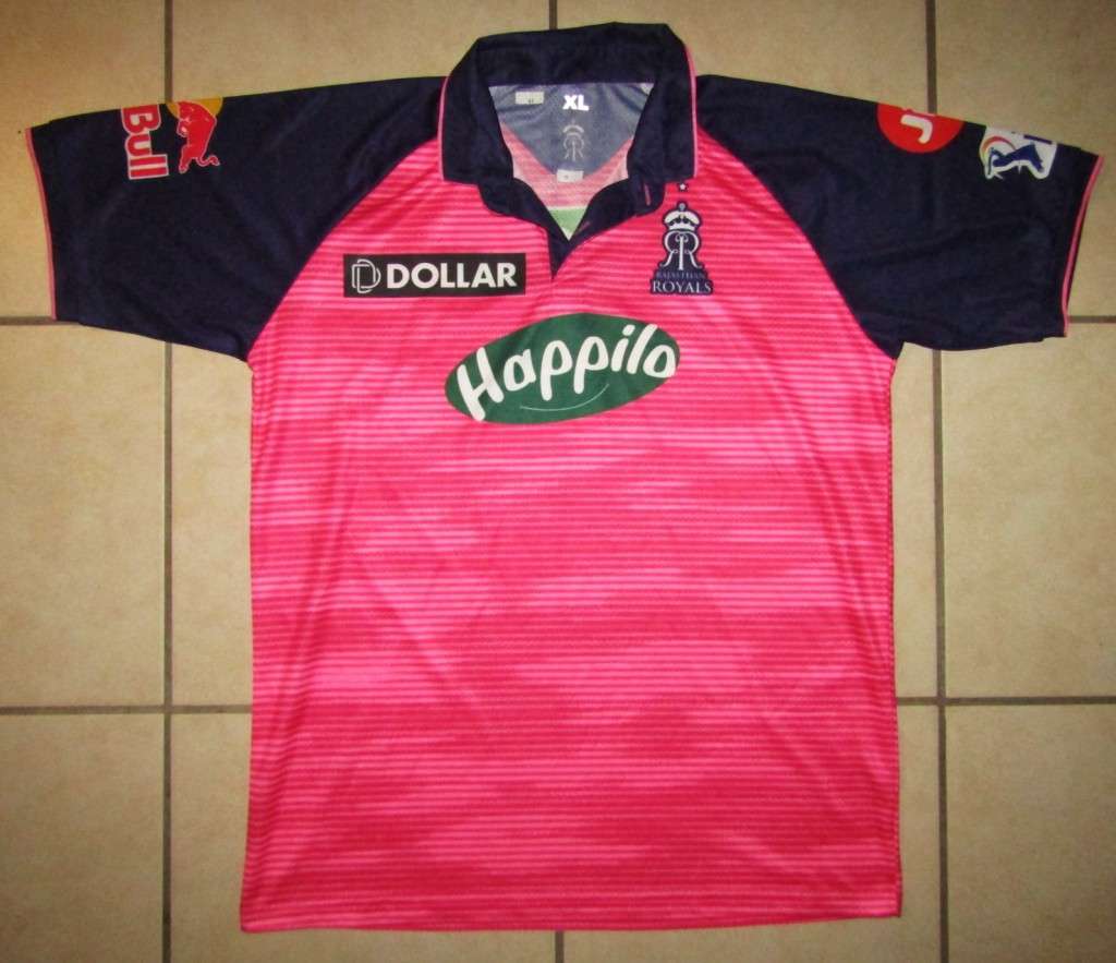 Old Rajasthan Royals IPL Cricket Jersey - XL Size