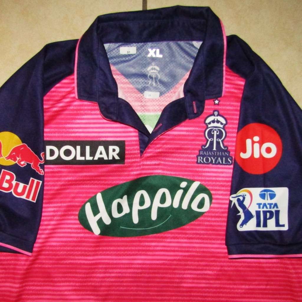 Old Rajasthan Royals IPL Cricket Jersey - XL Size