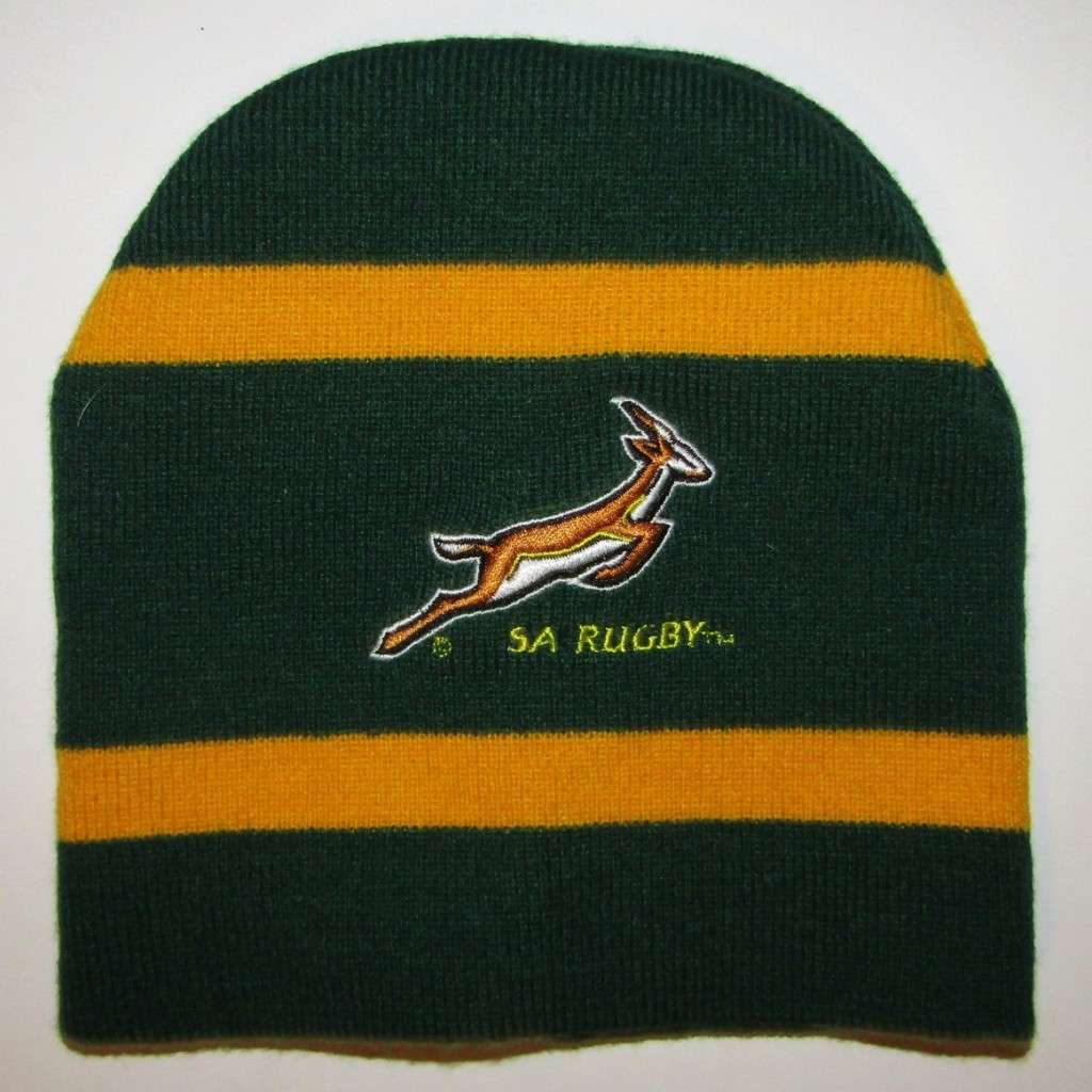 Old Springbok Rugby Beanie Cap