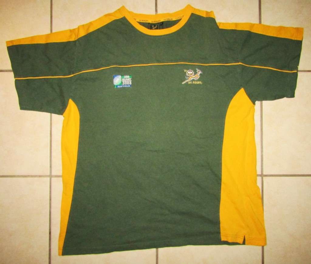 2003 World Cup Springbok Rugby Shirt - XL Size