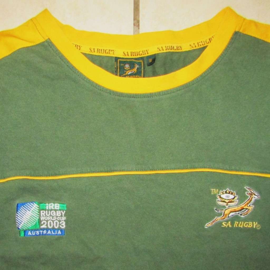 2003 World Cup Springbok Rugby Shirt - XL Size