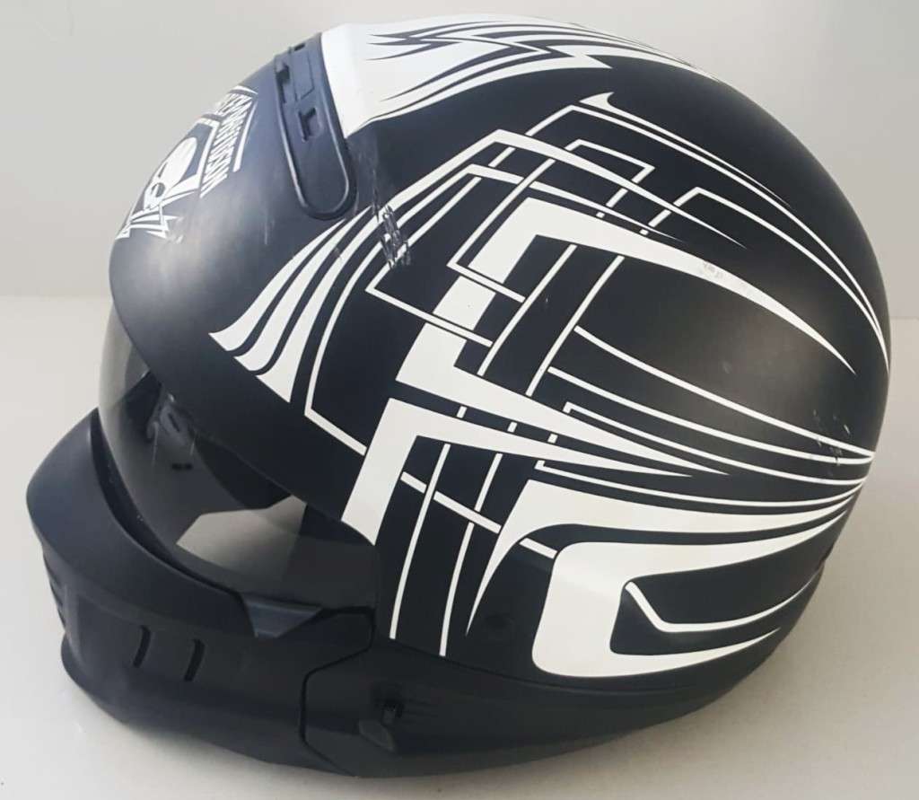Genuine Harley Davidson Skull Lightning Motorcycle Helmet