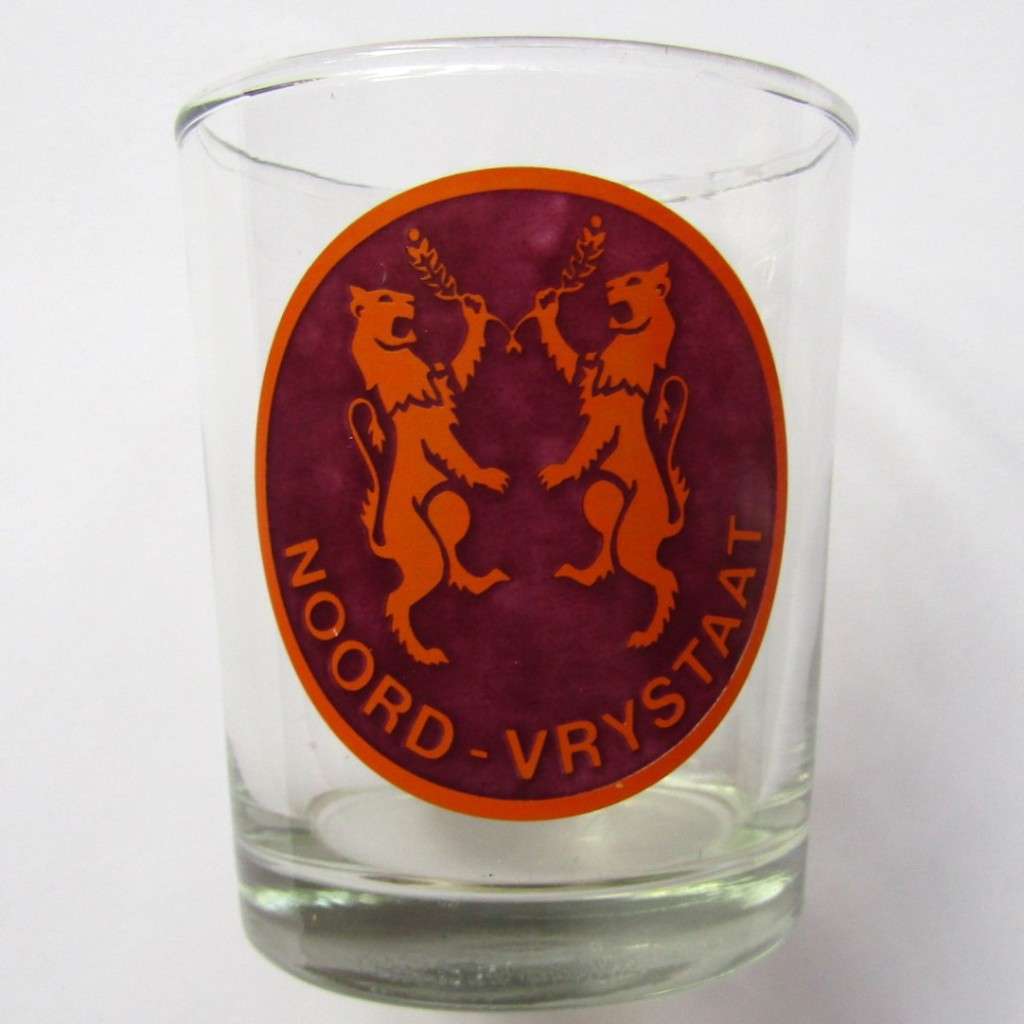 Old Noord Vrystaat Rugby Tumbler Glass