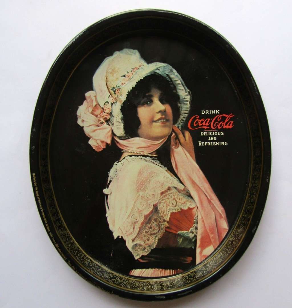 Old Coca Cola Metal Bar Tray