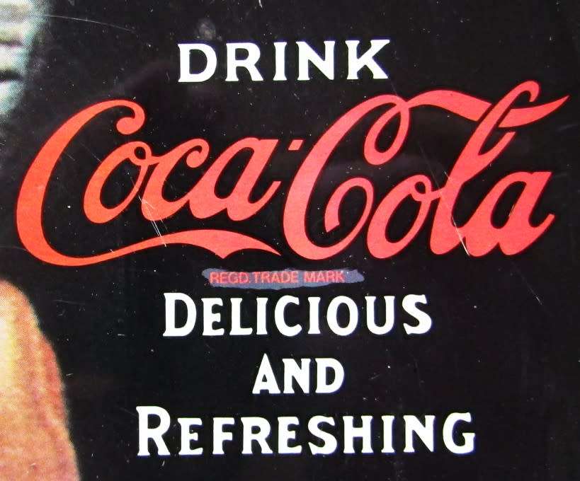 Old Coca Cola Metal Bar Tray