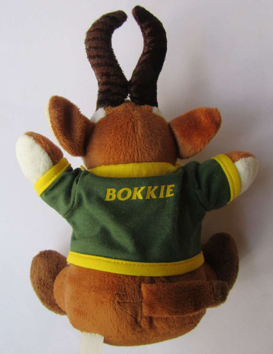 Old Springbok Rugby Mascot Doll