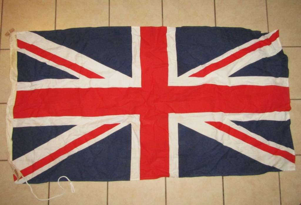 Large Old British Union Jack Flag