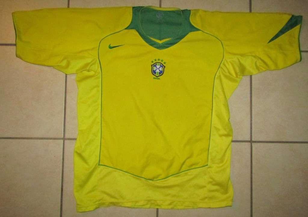 Old Nike Brazil Football Jersey - XL Size