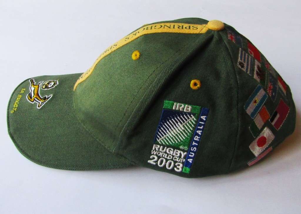 2003 World Cup Springbok Rugby Cap