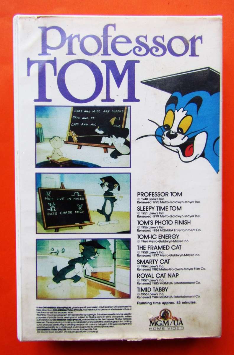 Tom & Jerry Vol 13 - Cartoon VHS Video Tape (1989)