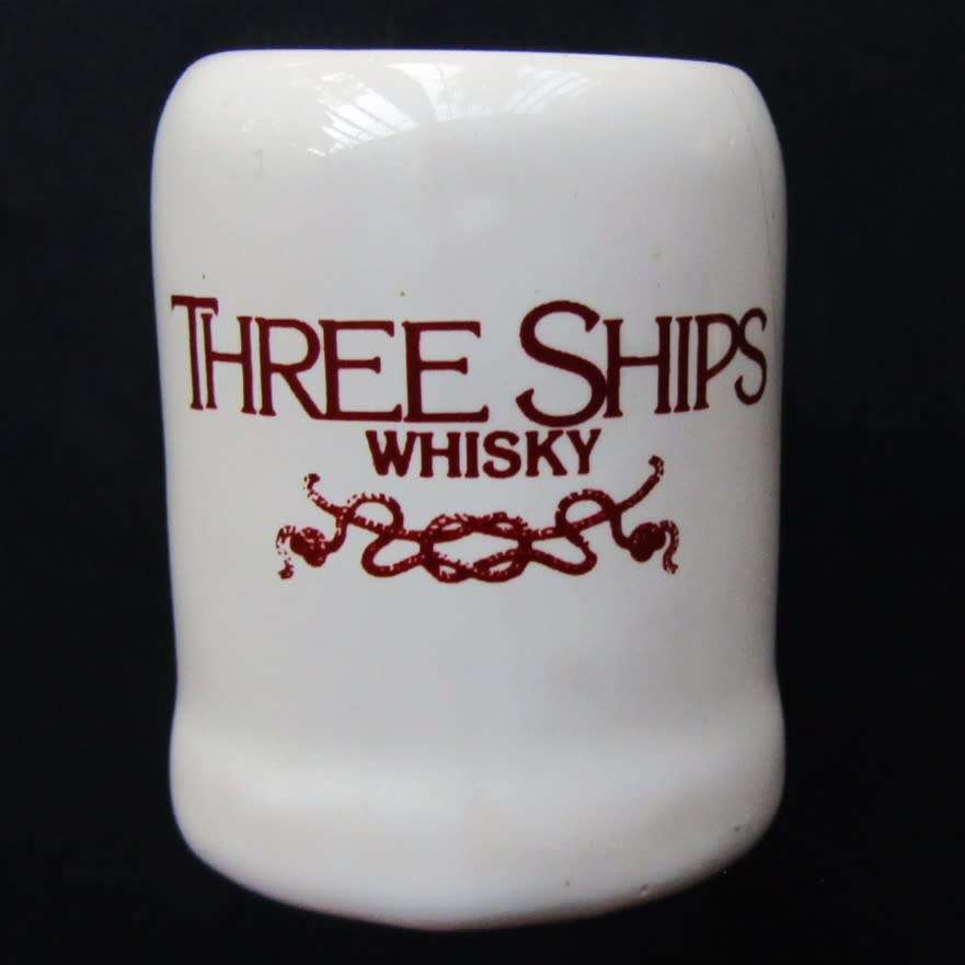 Old Three Ships Whisky Tot Measure