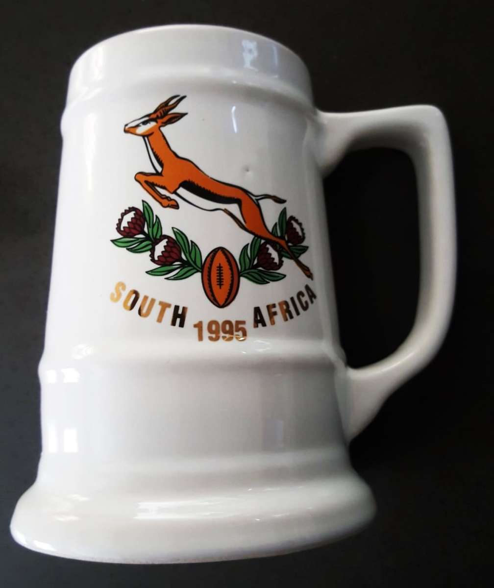 1995 Springbok Rugby Beer Mug