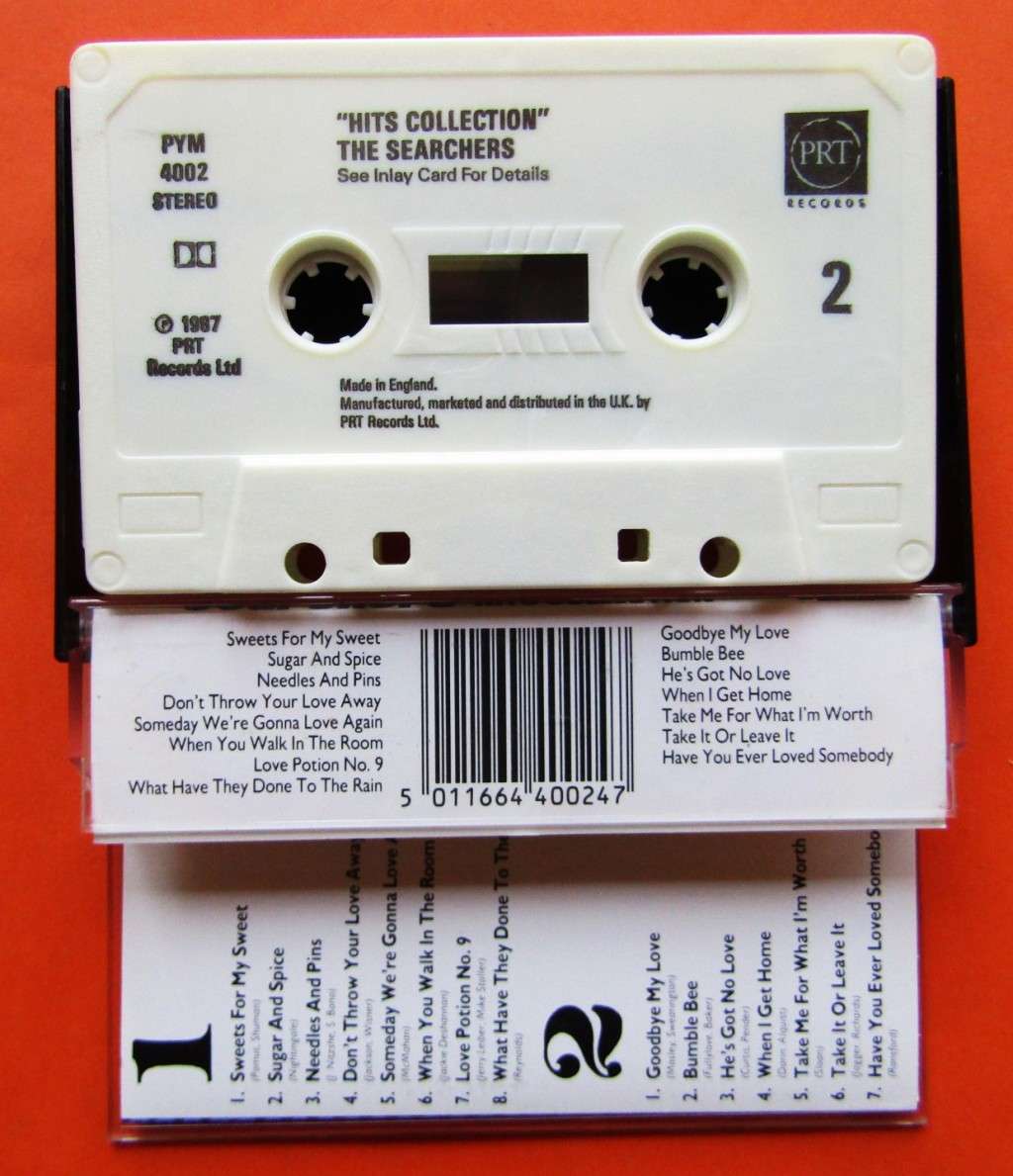 The Searchers - Hits Collection - Cassette Tape (1987)