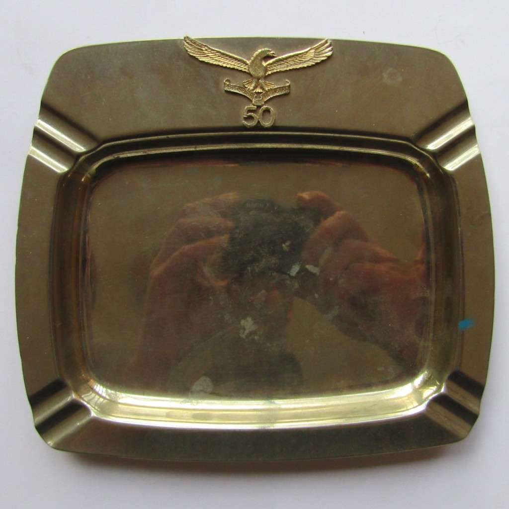 SAAF Airforce 50 Year Large Metal Ashtray