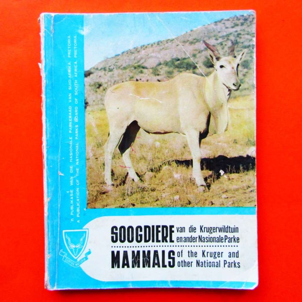 1966 Mammals of the Kruger Park Wildtuin Booklet