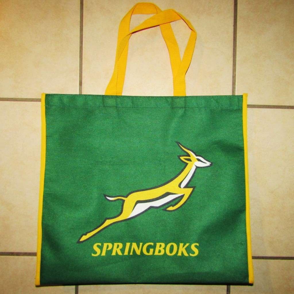 Cool Springbok Rugby Shopping Bag