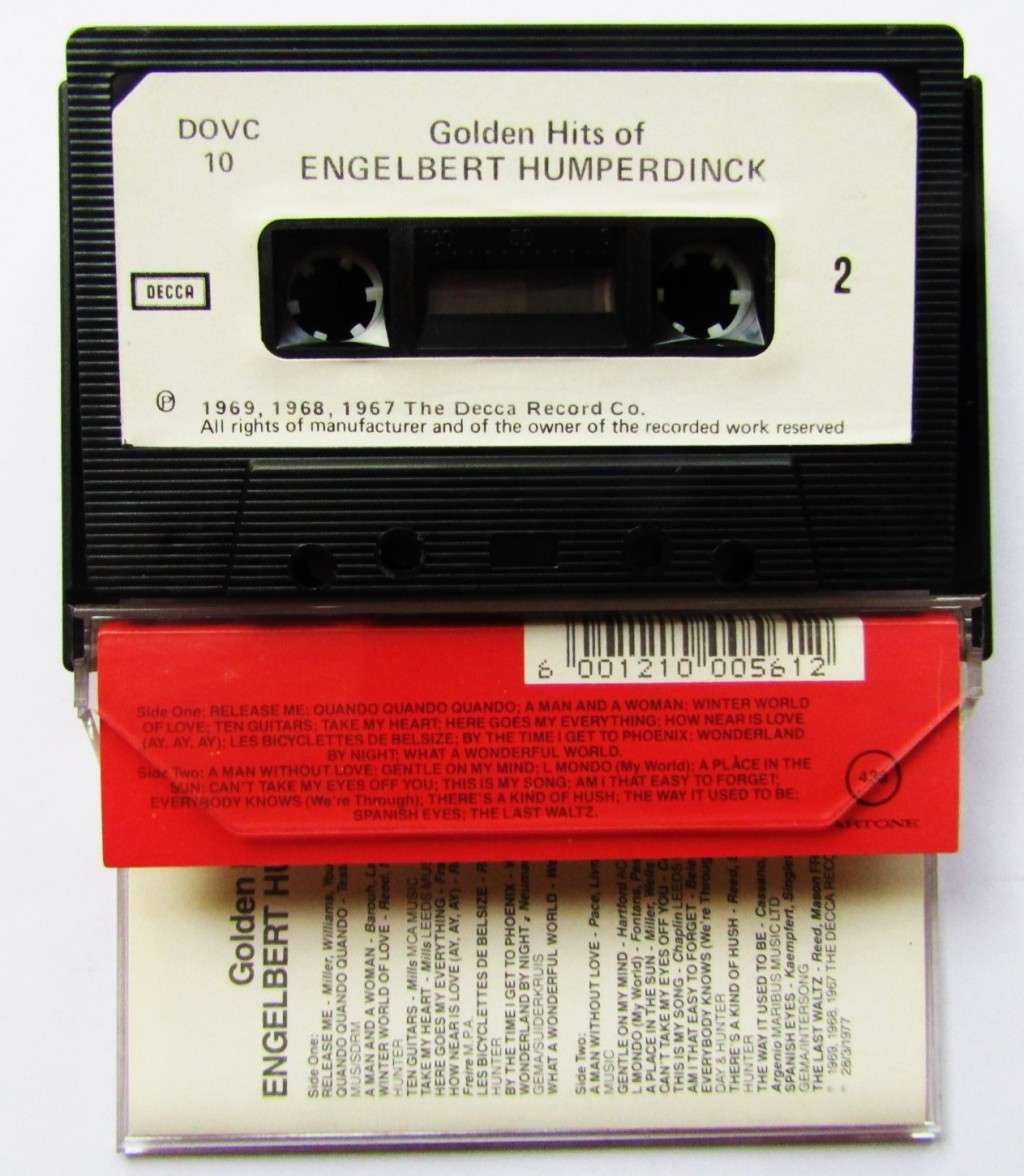 Golden Hits of Engelbert Humperdinck - Cassette Tape (1977)