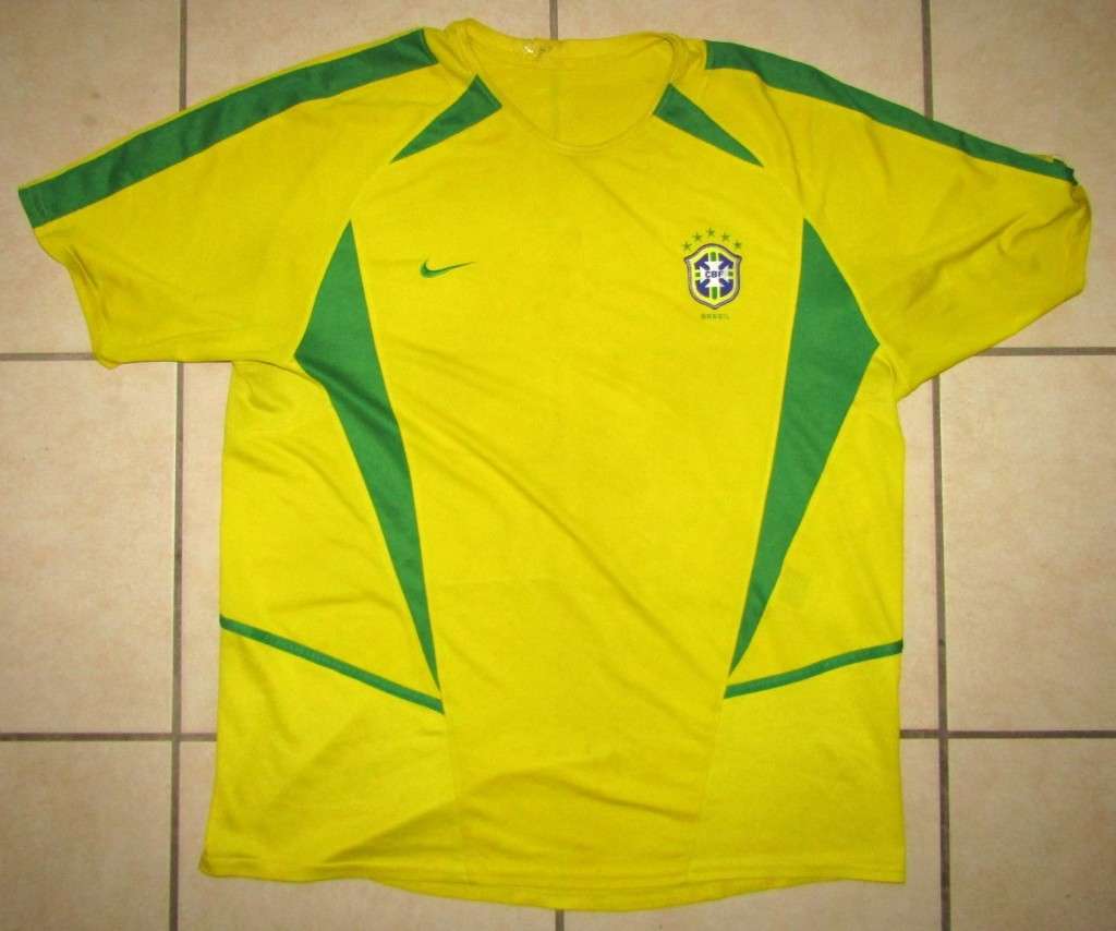Old Nike Brazil Football Jersey - XL Size