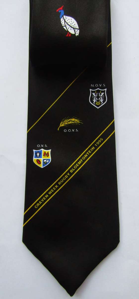 1995 Bloemfontein Craven Week Rugby Neck Tie