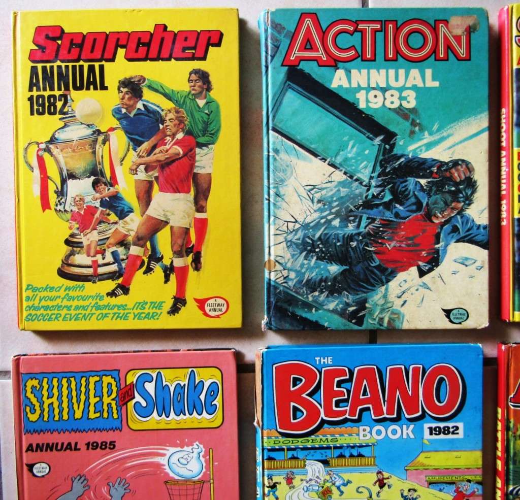 Lot of 6 Boys Annuals from the 80`s