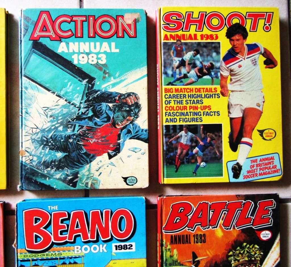 Lot of 6 Boys Annuals from the 80`s