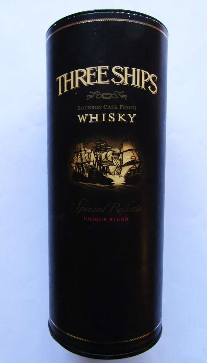 Old Three Ships Whisky Tin