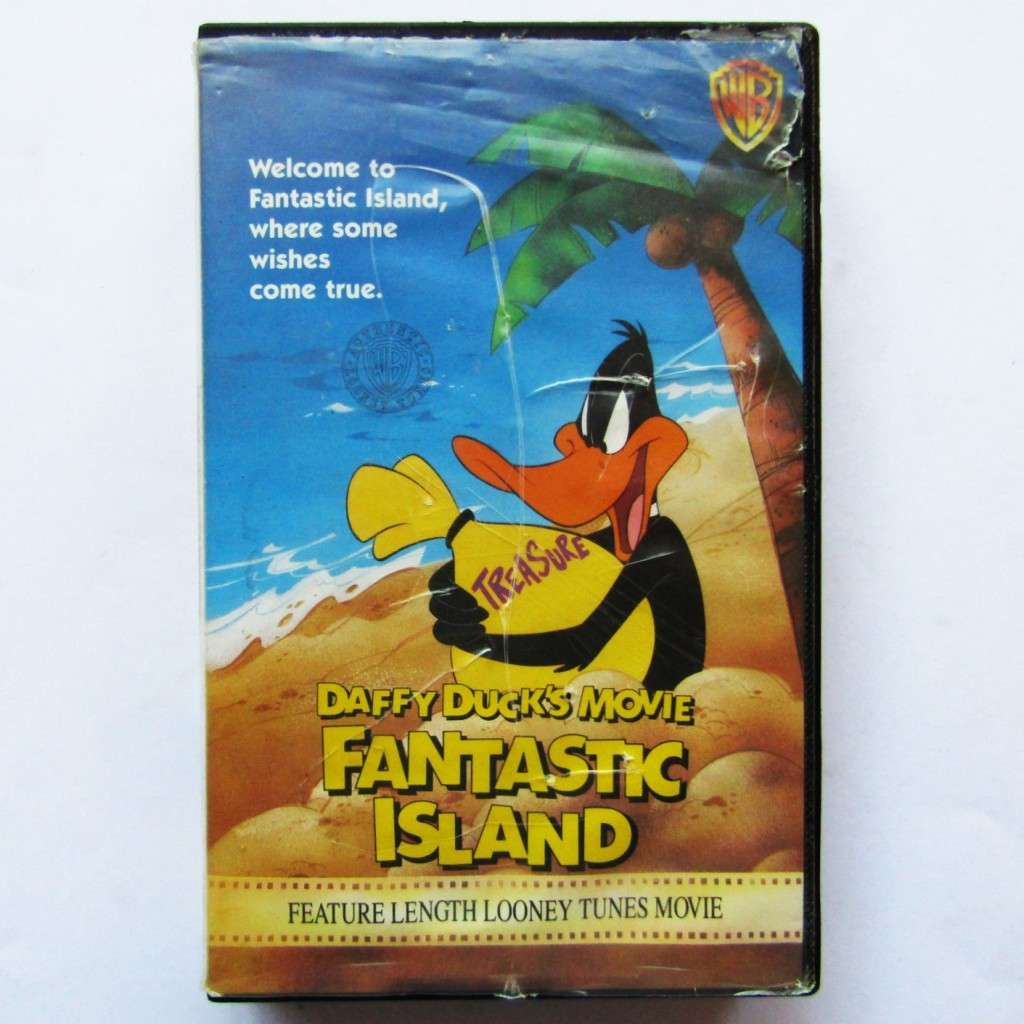 Fantastic Island - Daffy Duck`s Movie VHS Tape (1990)