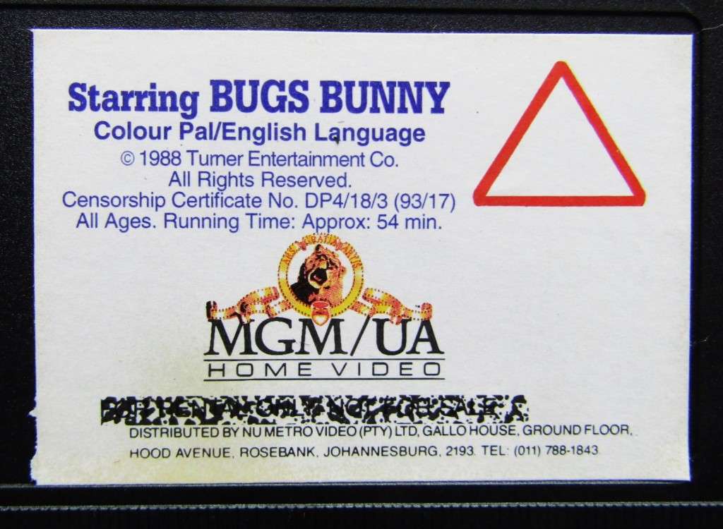 Starring Bugs Bunny - VHS Video Tape (1993)